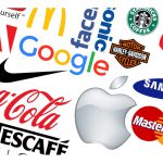 Logotipos de várias marcas multinacionais